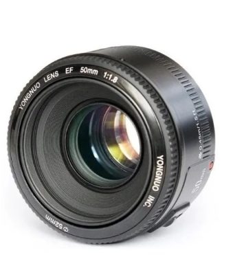 Lente Yongnuo 50mm para canon, Abertura F1.8